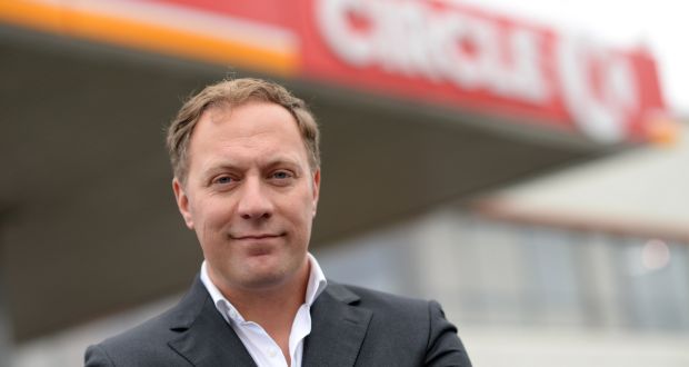 Gordon Lawlor, CEO of Circle K, says forecourts will  drive retail footfall by installing services such as off-licences,  parcel pick-ups and washing machines. ‘You will see forecourts continually expanding the range of stuff they sell.’ Photograph: Dara Mac Dónaill 
