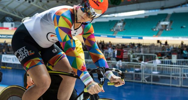 Canadian transgender cyclist Rachel McKinnon believes the requirement to suppress testosterone with drugs should be scrapped altogether. Photograph: Oli Scarff/AFP via Getty Images