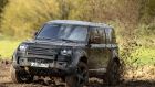 The Land Rover Defender: “Finished on the stunt course, I plod back to base. I think I’ve covered myself more in mud than glory, and Commander Bond remains elusively un-caught.”