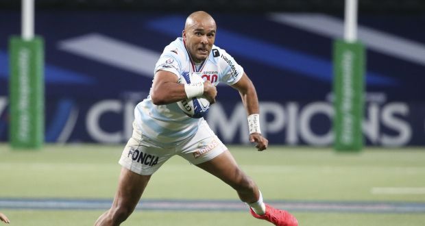 Racing S Simon Zebo To Start At Fullback In Champions Cup Final