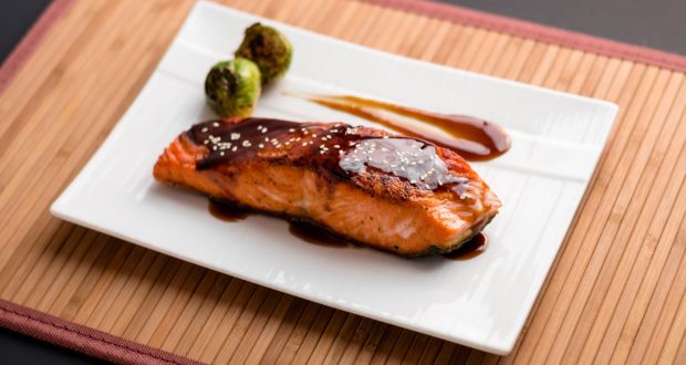 Marinate the salmon for at least 10 minutes, but ideally 30