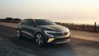 Megane eVision:  the car is slightly shorter than the current Megane hatchback, but with similar dimensions to the Captur