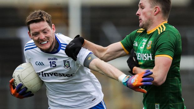 Conor McManus in action for Monaghan against Meath. Photograph: Inpho