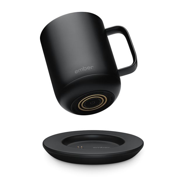 The Ember 2 coffee mug keeps your coffee hot at home or (when we finally get back there) at work.