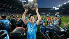Dublin’s Paul Mannion celebrates with the Sam Maguire after defeating Kerry in last year’s All-Ireland final. Photograph: James Crombie/Inpho