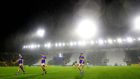 Tipperary’s John McGrath, Ronan Maher and Alan Flynn leave the pitch after the defeat to Limerick in the Munster SHC semi-final at Páirc Uí Chaoimh. Photograph: Ryan Byrne/Inpho