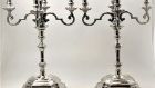 Pair of George VI art deco candelabra from the Painted Hall at Greenwich €18,000–€20,000 will feature in Hegarty’s’s sale on November 15th