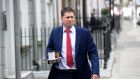 Matt Carthy said the figures meant ‘it works out per those 22,000 jobs, at a cost of about €11,000 per job’.   Photograph: Dara Mac Donaill 