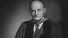 Reinhold Niebuhr: warned that “religion is so frequently a source of confusion in political life, and so frequently dangerous to democracy, precisely because it introduces absolutes into the realm of relative values”. Photograph: Bachrach/Getty Images