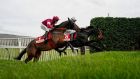 Tiger Roll was pulled up in the Cross Country chase at Cheltenham. Photograph: Alan Crowhurst/PA