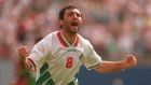Hristo Stoitchkov: regarded as Bulgaria’s greatest ever player, the striker’s six goles won him the  Golden Boot at the 1994 World Cup and he also became the only Bulgarian to be named  European Footballer of the Year. 