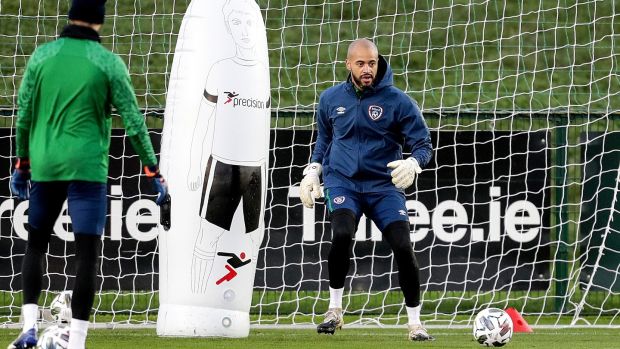 Darren Randolph is one of the few first-choice players Stephen Kenny has at his disposal. Photograph: Laszlo Geczo/Inpho