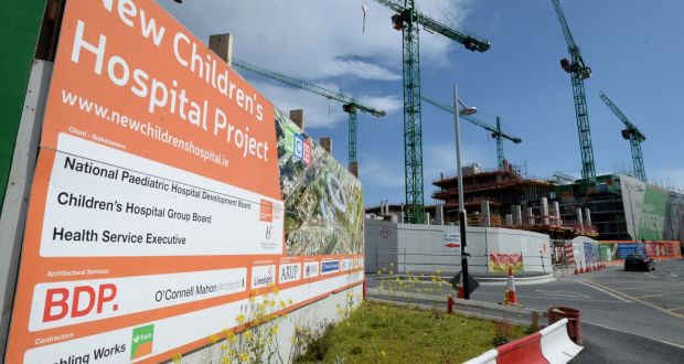 The National Children’s Hospital building site in Dublin. Photograph: Alan Betson 
