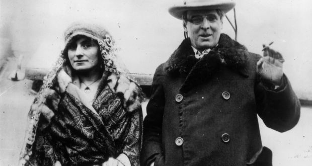  William Butler Yeats with his wife Georgie, who  had life-threatening flu and pneumonia during the Spanish flu pandemic while expecting their first child. Photograph: Keystone/Getty Images