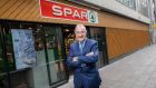 Leo Crawford, Group CEO, BWG Group, outside the relaunched SPAR Millennium Walkway store in Dublin City Centre.
