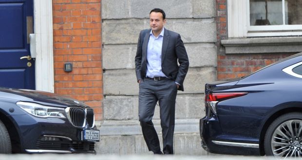 Tánaiste and Minister for Enterprise, Trade and Employment, Leo Varadkar said he was meeting the Government’s Low Pay Commission this week, and suggested he would be directing the commission to recommend the phasing in of a so-called living wage which would be “substantially higher” than the minimum wage from 2022. .Photograph: Dara Mac Dónaill / The Irish Times