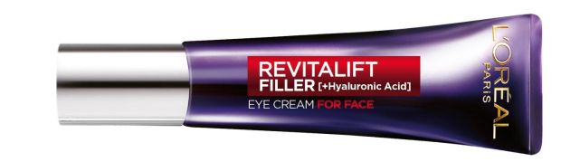 L’Oreal Paris Revitalift Filler Eye Cream For Face (€25) is a nice, easy option if you don’t want to worry about eye cream as a separate product.