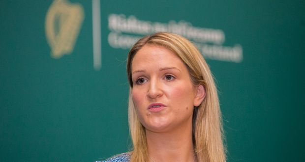 Minister for Justice Helen McEntee will finally take questions from Opposition TDs today on the Séamus Woulfe appointment . Photograph: Gareth Chaney/Collins