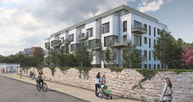 A computer-generated image of the Harbour Road apartment scheme in Dalkey, south Dublin.