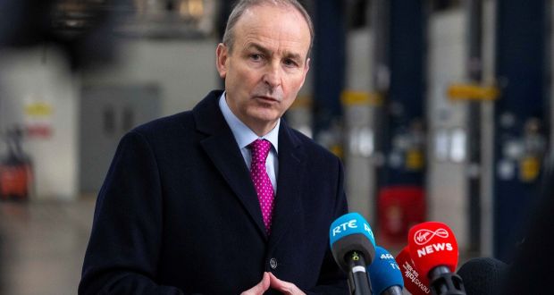 Micheál Martin set out various ways in which Ireland hopes to build a presence in the Asia-Pacific region. Photograph: Julien Behal Photography/PA Wire