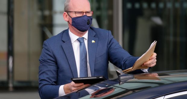 Minister for Foreign Affairs Simon Coveney: Has reassured the nation’s kids that Santa is exempt from travel restrictions. Photograph: Crispin Rodwell 