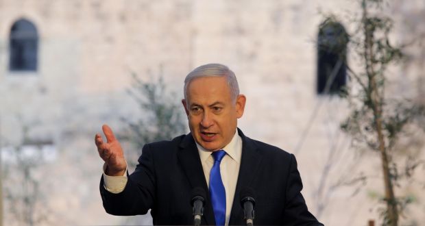 Israel’s prime minister Binyamin Netanyahu: has declined to comment on the killing of Mohsen Fakhrizadeh. Photograph: Alex Kolomoisky 
