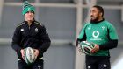 Johnny Sexton and Bundee Aki are among the frontline Ireland players set to return to starting XV for Saturday’s Autumn Nations Cup playoff against Scotland at the Aviva stadium. Photograph: Dan Sheridan/Inpho