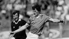 Cavan’s Stephen King  during a match against Meath in 1987. Photograph:   Ray McManus/ Sportsfile