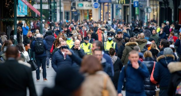 Shoppers on Grafton Street:  The idea many have of Ireland as a uniquely badly governed and unsuccessful country is one that our peers would not recognise. Photograph: Crispin Rodwell 