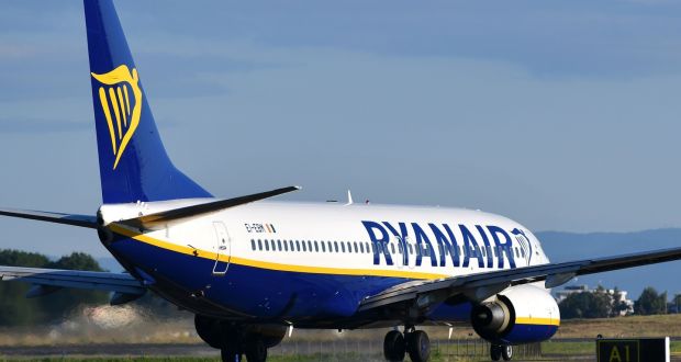  Ryanair was one of the heavyweights lifting the Irish stock market on Friday, with its shares jumping 5.1%. Photograph:  Getty Images