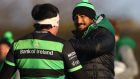 Bundee Aki is one of the Connacht players returning after being away on Ireland duty. Photograph: James Crombie/Inpho