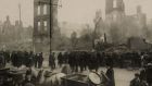 The Burning of Cork on December 11th, 1920. Photograph courtesy of the National Library of Ireland