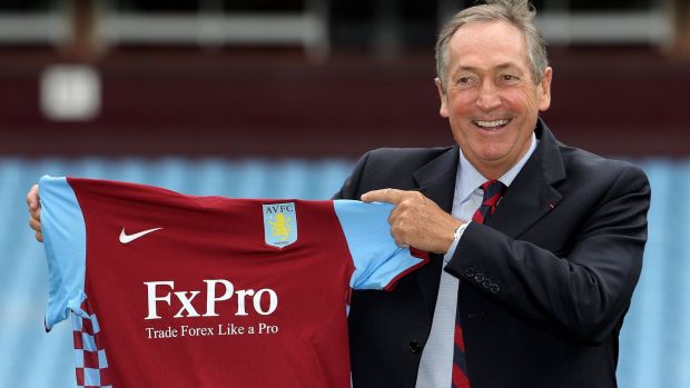 Gérard Houllier is confirmed as Aston Villa manager in 2010. Photograph: David Rogers/Getty