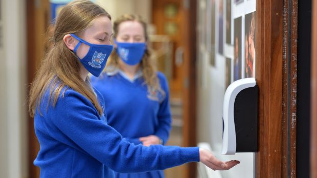 Students have had to adjust to changed classroom environments due to Covid-19 restrictions. File photograph: Alan Betson/The Irish Times