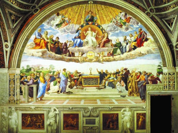 Raphael: The Disputation of the Holy Sacrament, at the Apostolic Palace