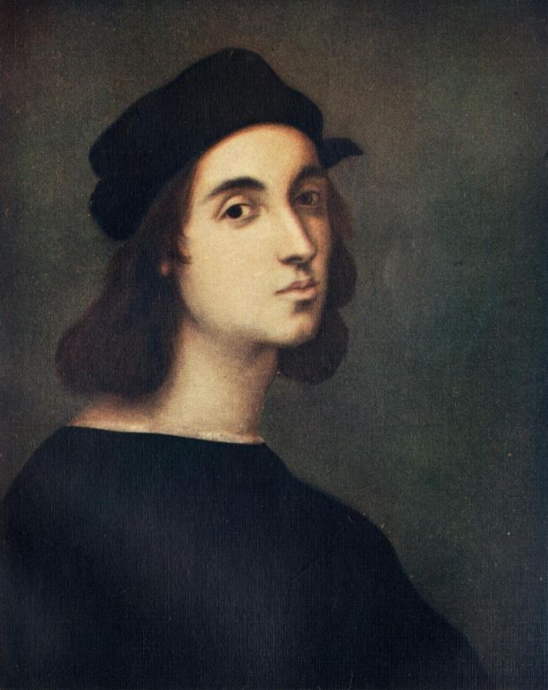 Raphael: a self-portrait that hangs in the Uffizi Gallery, in Florence. Photograph: Print Collector/Getty