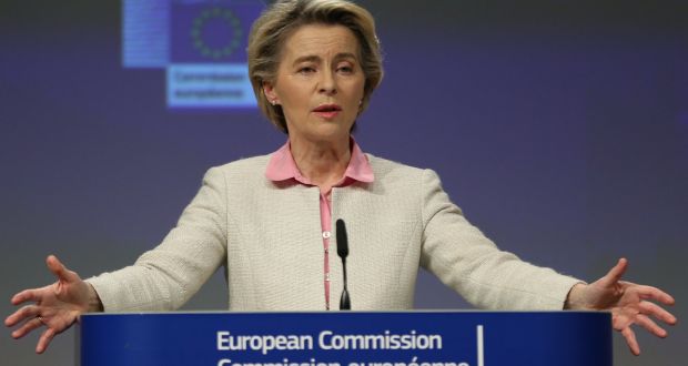 Ursula von der Leyen: she welcomed the Brexit deal on Christmas Eve quoting TS Eliot. “The end is where we start from.” Photographer: Dursun Aydemir/Anadolu Agency/Bloomberg
