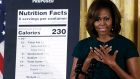 As US first lady, Michelle Obama advocated for modernisation of the nutrition label. Under President Donald Trump, the FDA rolled back the new regulation. Photograph: Win McNamee/Getty Images
