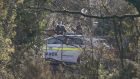 The scene on the outskirts of Midleton, Co Cork, on Wednesday, where partial skeletal remains were found. Photograph: Niall Carson/PA Wire
