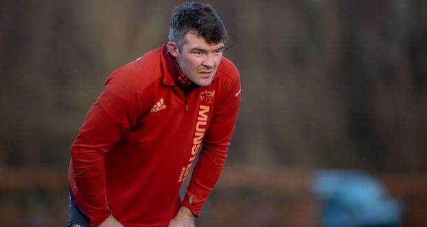 Peter O’Mahony captains Munster against Connacht on Saturday. Photograph: Morgan Treacy/Inpho