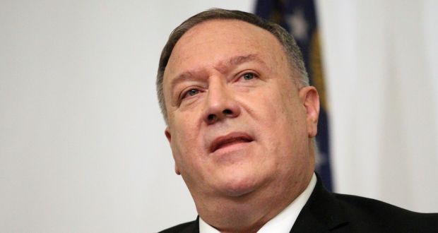 Mike Pompeo:  said  the terrorist designation would give the US “additional tools” to pile pressure on Iran, which has supported Houthi rebels. Photograph:  Tami Chappell/AFP)  via Getty Images