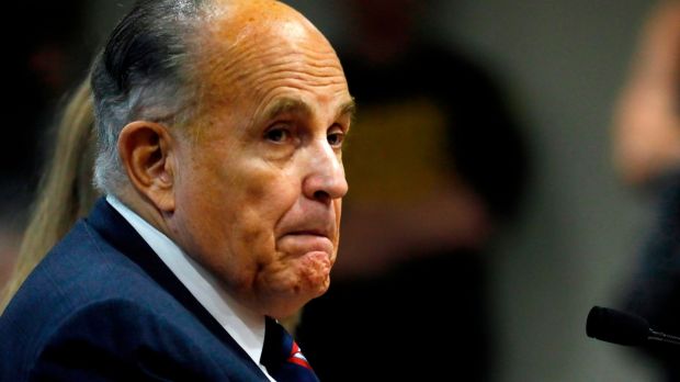 Donald Trump’s personal lawyer Rudy Giuliani. Photograph: Jeff Kowalsky/AFP via Getty Images