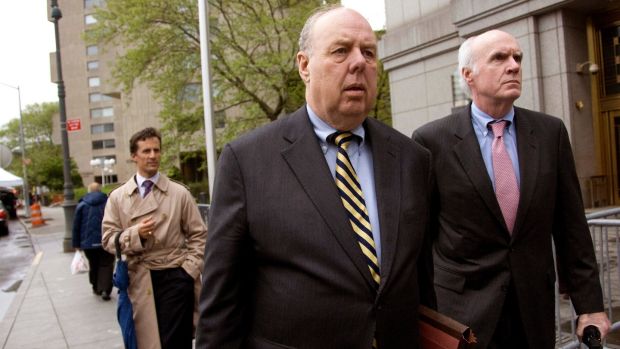 John Dowd, who resigned in March 2018 as President Donald Trump’s lead lawyer for the special counsel investigation. Photograph: John Marshall Mantel/The New York Times