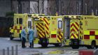 There are 1,949 people in hospital with Covid-19 and 214 people in intensive care, according to the Covid-19 data hub. File photograph: Niall Carson/PA Wire