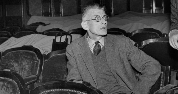 Samuel Beckett being at a rehearsal of Waiting for Godot in Paris, 1961. Photograph: Roger Viollet via Getty