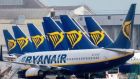Ryanair closed down 4% in Dublin