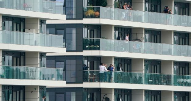While the cost of building certain apartments had come down in recent years, reflecting changes to the design guidelines, the report said affordability remains ‘a huge challenge’. Photograph:   Alan Crowhurst/PA Wire
