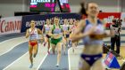 Ciara Mageean competes in the 2019 European Athletics Indoor Championships. Photograph: Morgan Treacy/Inpho