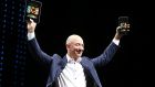 Jeff Bezos: the Amazon founder will concentrate on his Blue Origin space exploration company, and has said he will spend billions on fighting climate change.  Photograph: J Emilio Flores/New York Times