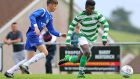 Waterford's Tega Agberhiere in action for Villa FC. Photograph: Noel Browne